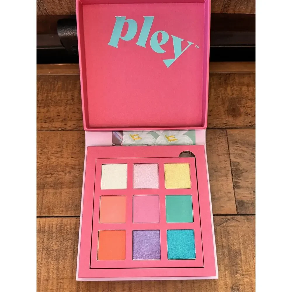 Pley Beauty Pleyer Palette Eyeshadow 9 Color Vegan Cruelty Free Made in USA New